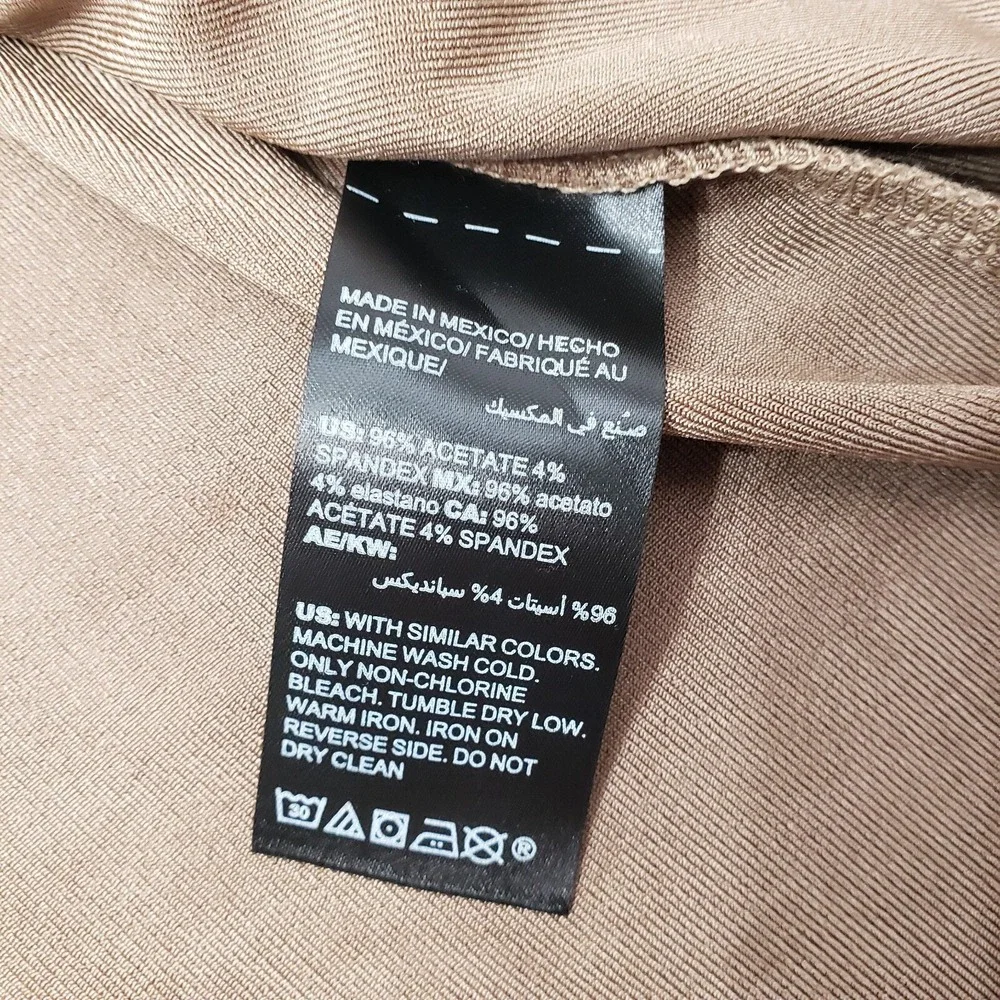NWT Chico's Cardigan Womens 1 Brown Open Front Long‎ Sleeve